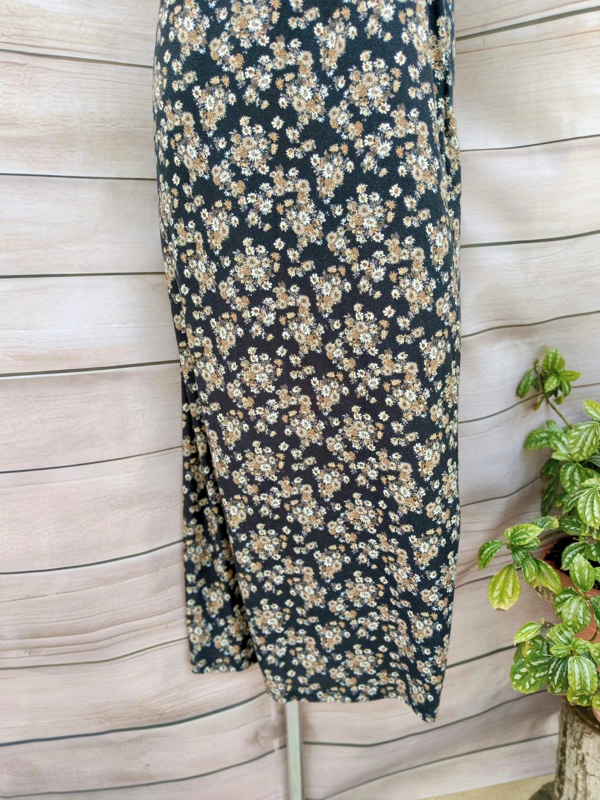 Lange bloemenrok Pull&Bear – Maat S 🌼🖤 – photo 2